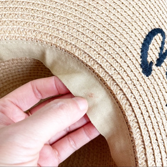 Magid GOING COASTAL Floppy Sun Hat Wide Brim Straw Sun Protection Beach Vacation - Picture 4 of 9